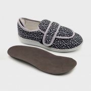 LM-807.005 Ортопедические тапочки, Черно-Белый