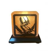 Соляной светильник «Квадратик Ласточки» Гимал. соль 1,3-1,4 кг