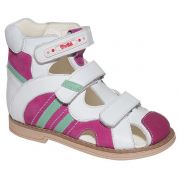 TW-270-2 Сандалеты ортопедические (цв. бело-розовый)