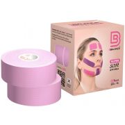 Кинезио Тейп для лица BBTape SUPER SOFT 2,5см*5м-2 рул. (Сакура)