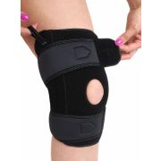 КС-616 Бандаж коленного сустава с шарнирами и силикон. кольцом