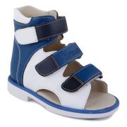 ОРТ-80A-004F.13НТ Сандалии детские ортопедические Синий/Бел