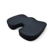 B-008 Подушка на сидение U-образная с эффектом памяти 45*35*7см (Черная)